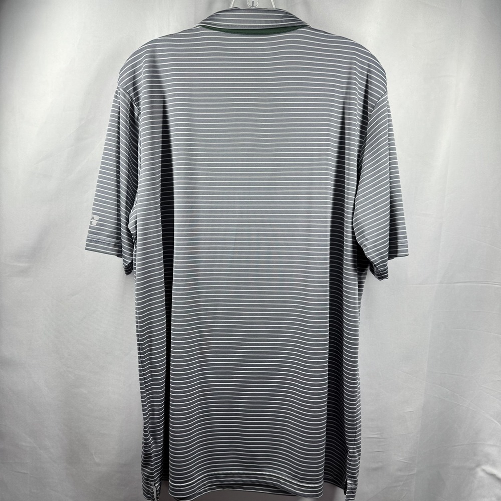 Michigan State Spartans Shirt Mens Large NCAA Basketball‎ Russell Poly Striped - Picture 3 of 10